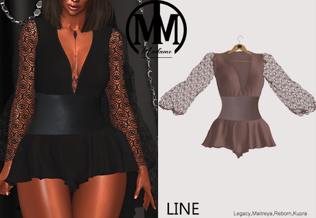Second Life Marketplace - ::MME:: DRESS LINE - NUDE